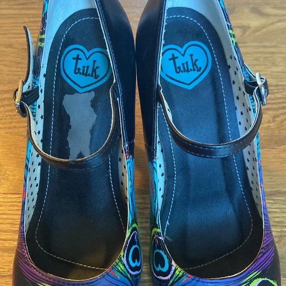 t.u.k. for ModCloth Peacock Mary Jane Stilettos - Picture 11 of 11